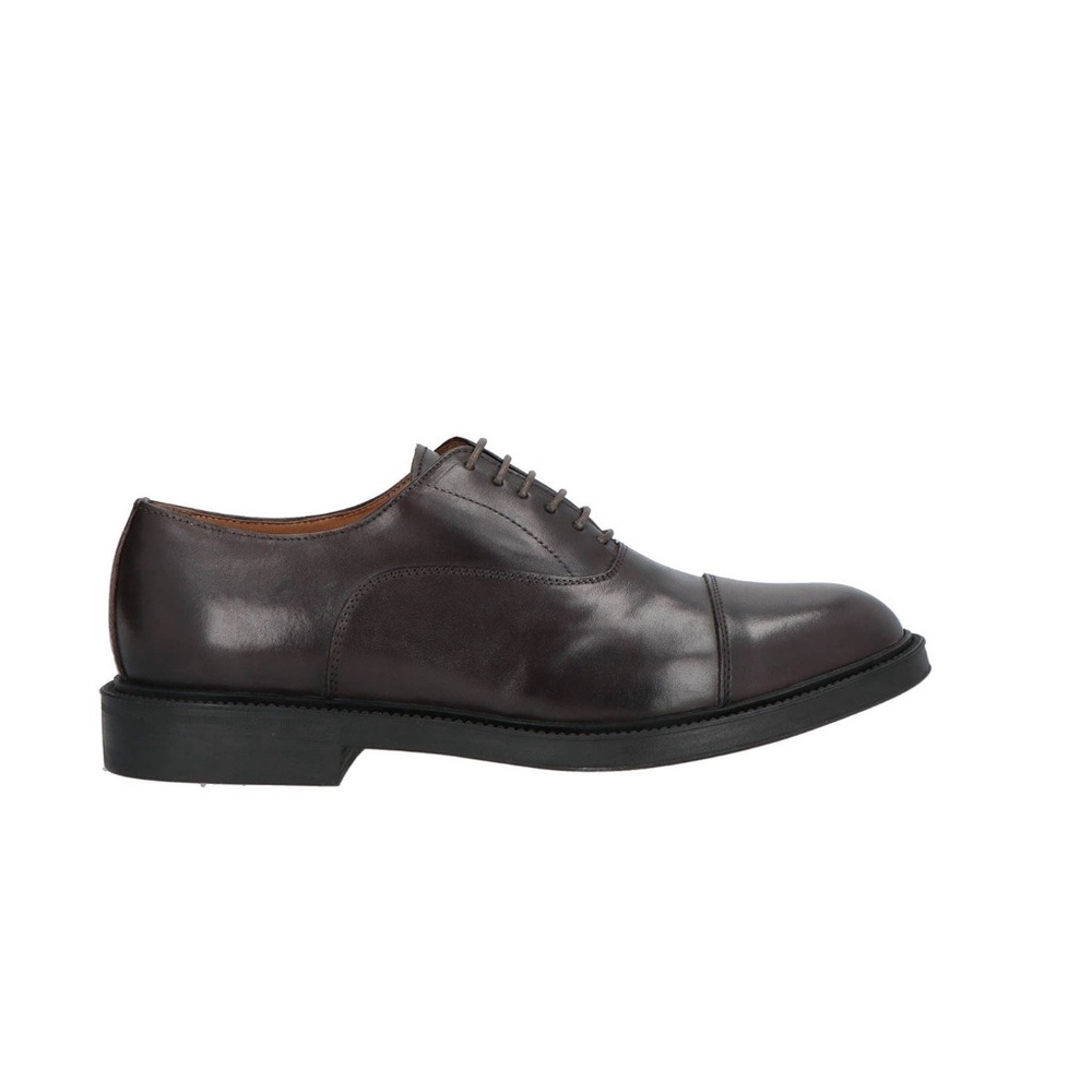 Calpierre Brown Leather Laced Shoes US 8